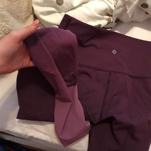 Lululemon purple high waisted ombré leggings